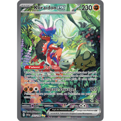 Koraidon ex - 247/198 - Carte Pokémon Écarlate et Violet EV01