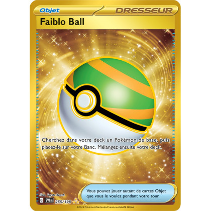 Faiblo Ball - 255/198 - Carte Pokémon Écarlate et Violet EV01