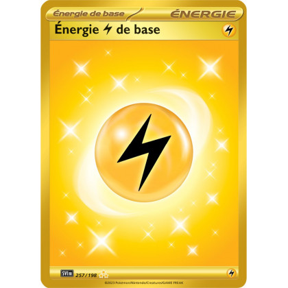 Énergie Électrique - 257/198 - Carte Pokémon Écarlate et Violet EV01