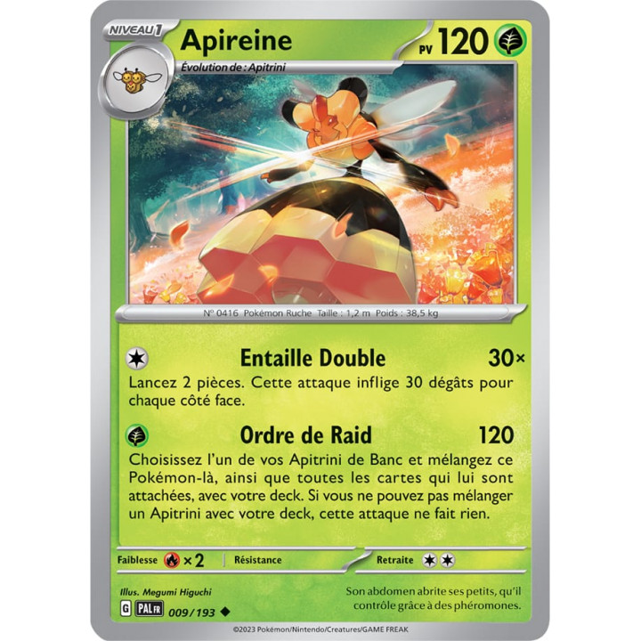 Apireine - 009/193 - Carte Pokémon Évolutions à Paldea EV02