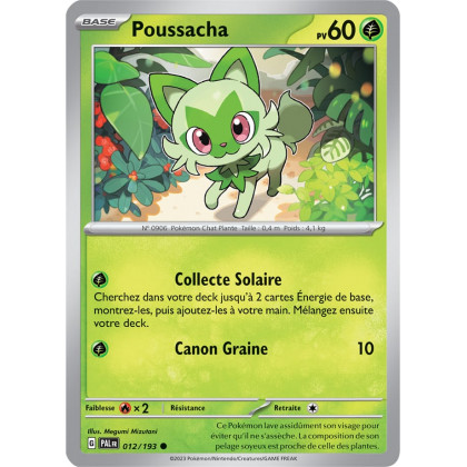 Poussacha - 012/193 - Carte Pokémon Évolutions à Paldea EV02