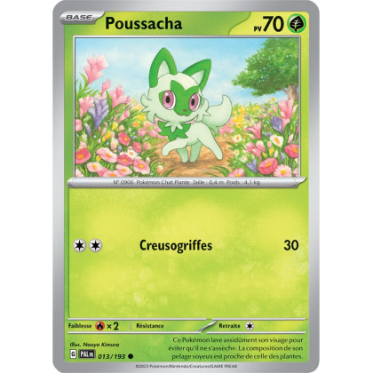 Poussacha - 013/193 - Carte Pokémon Évolutions à Paldea EV02