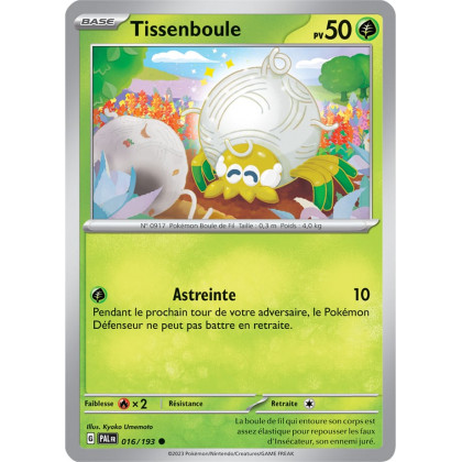 Tissenboule - 016/193 - Carte Pokémon Évolutions à Paldea EV02