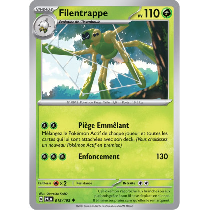 Filentrappe - 018/193 - Carte Pokémon Évolutions à Paldea EV02