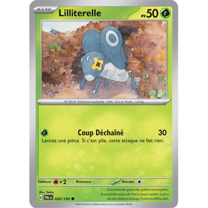 Lilliterelle - 020/193 - Carte Pokémon Évolutions à Paldea EV02