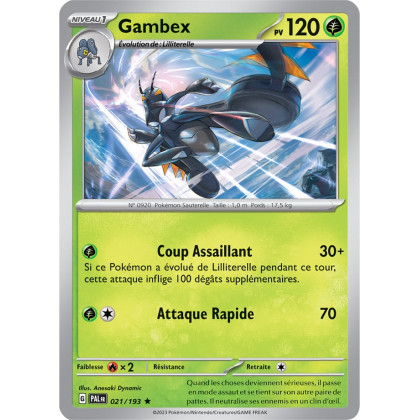 Gambex - 021/193 - Carte Pokémon Évolutions à Paldea EV02