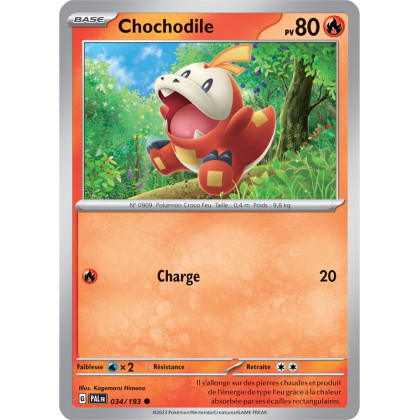 Chochodile - 034/193 - Carte Pokémon Évolutions à Paldea EV02