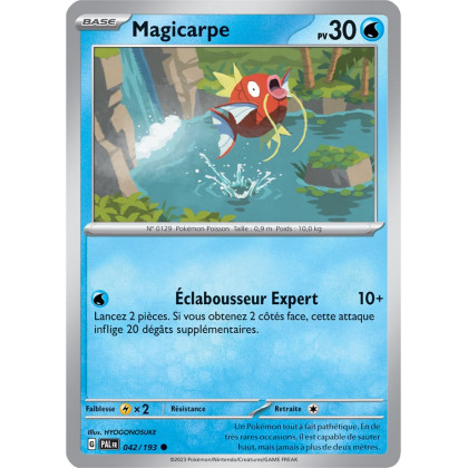 Magicarpe - 042/193 - Carte Pokémon Évolutions à Paldea EV02