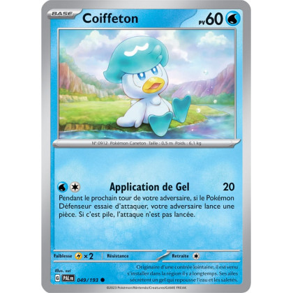Coiffeton - 049/193 - Carte Pokémon Évolutions à Paldea EV02