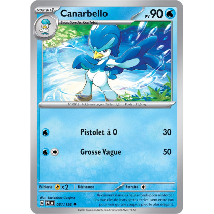 Canarbello - 051/193 - Carte Pokémon Évolutions à Paldea EV02