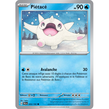 Piétacé - 053/193 - Carte Pokémon Évolutions à Paldea EV02