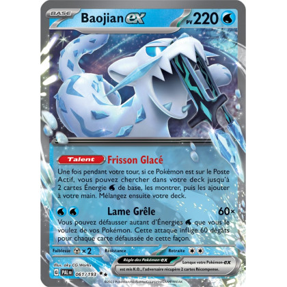 Baojian EX - 061/193 - Carte Pokémon Évolutions à Paldea EV02