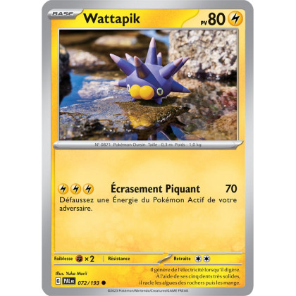 Wattapik - 072/193 - Carte Pokémon Évolutions à Paldea EV02