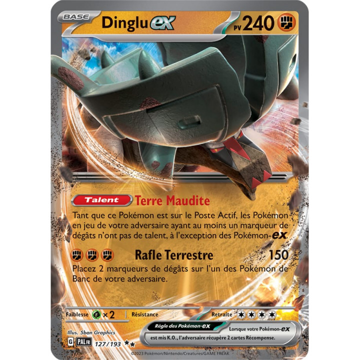 Dinglu EX - 127/193 - Carte Pokémon Évolutions à Paldea EV02