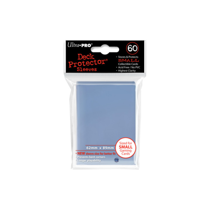 Ultra Pro - Protèges Cartes Format JAP - 60 Sleeves Mini Transparent
