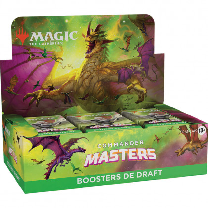 Magic The Gathering : Commander Masters - Display 24 Boosters de Draft