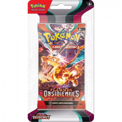 Pokémon EV03 : Écarlate & Violet - Flammes Obsidiennes - Booster (Blister)
