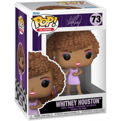 Whitney Houston POP! Icons IWDWS Vinyle Figurine 10cm N°73