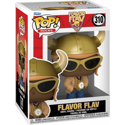 Flavor Flav POP! Rocks Flavor Flav Vinyle Figurine 10cm N°310