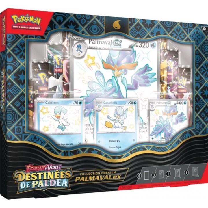 Pokémon JCC - Coffret Collection Premium EV4.5 Destinées à Paldea : Palmaval-Ex *FR*