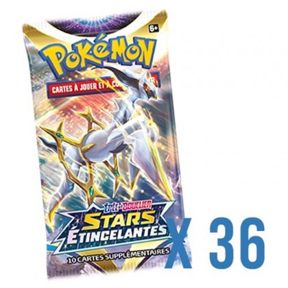 Pokémon - Lot de 36 boosters EB09 : Stars Étincelantes (Issus de Coffrets)