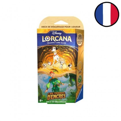Disney Lorcana : Les Terres d'Encres - Deck de Démarrage 101 Dalmatiens / Peter Pan