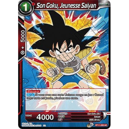image BT11-008 Son Goku, Jeunesse Saiyan