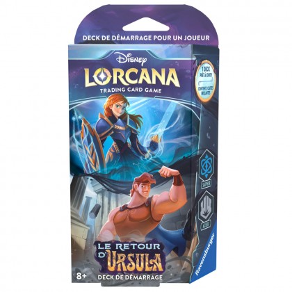Deck de démarrage Anna et Hercule Le Retour d'Ursula - Chapitre 4 - Disney Lorcana