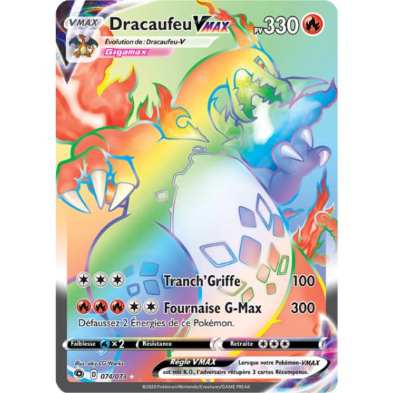Carte Pokémon EB03.5 074/073 Dracaufeu VMAX - DracauGames