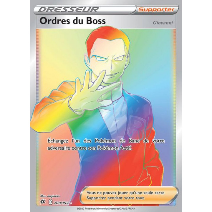 SWSH02_200/192 Ordres du Boss