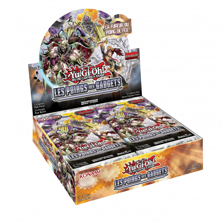 Display Boite de 24 boosters Les Poings des Gadgets Yu-Gi-Oh! FR