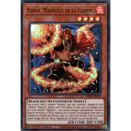 GEIM-FR002 Zoroa, Magistus de la Flamme