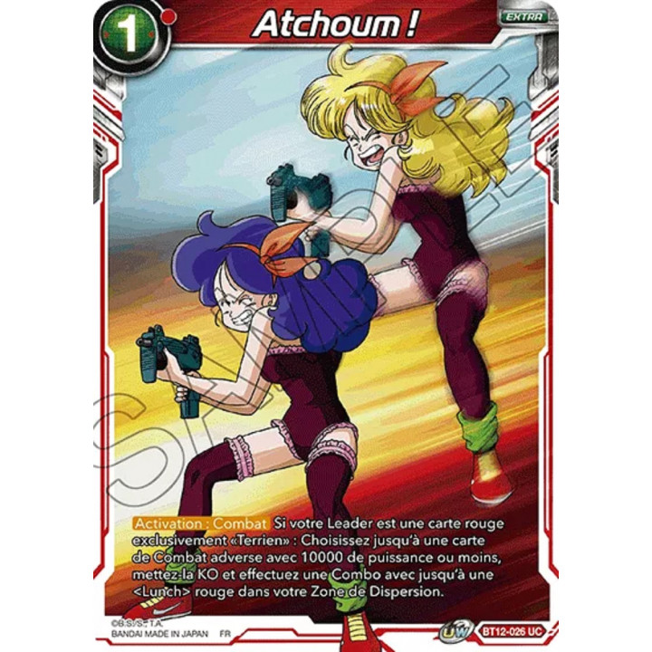 Atchoum ! : BT12-026 UC