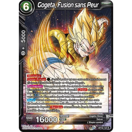 Gogeta, Fusion sans Peur : BT12-137 R