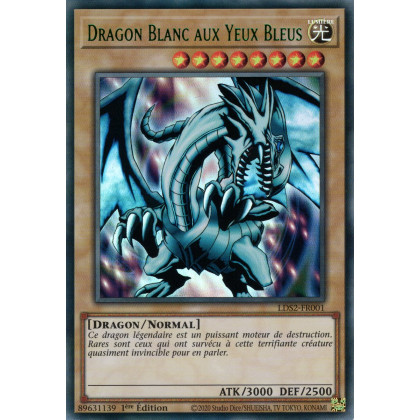 Dragon Blanc aux Yeux Bleus : LDS2-FR001 UR (Vert)