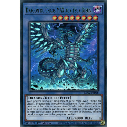Dragon du Chaos MAX aux Yeux Bleus : LDS2-FR016 UR (Vert)