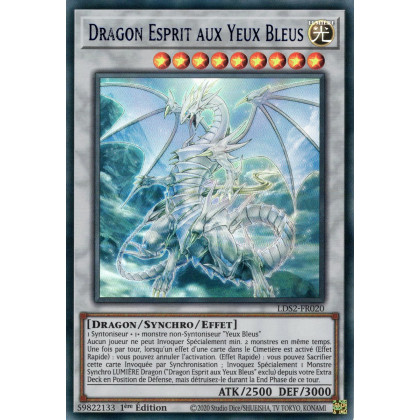 Dragon Esprit aux Yeux Bleus : LDS2-FR020 UR (Bleu)