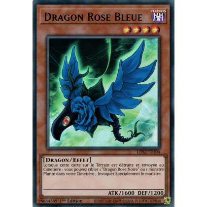 Dragon Rose Bleue : LDS2-FR104 UR (Bleu)