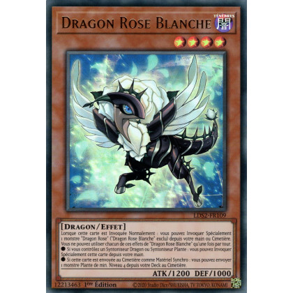 Dragon Rose Blanche : LDS2-FR109 UR (Doré)