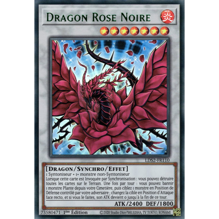 Dragon Rose Noire LDS2FR110 UR (Vert) Carte à l'unité