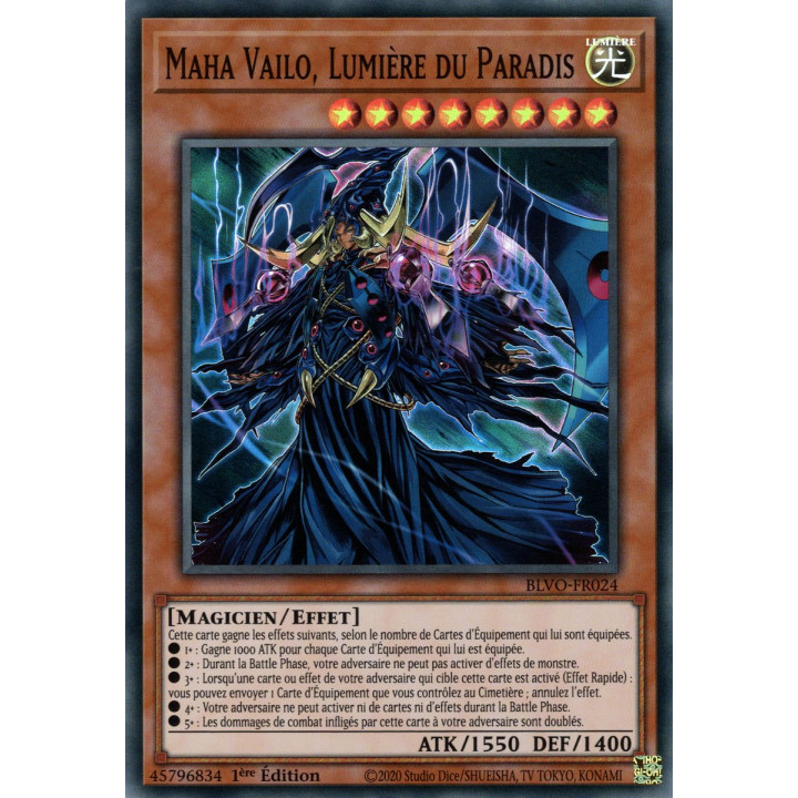 Maha Vailo, Lumière du Paradis : BLVO-FR024 SR