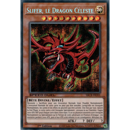 Slifer, le Dragon Céleste : SBCB-FR201 SE