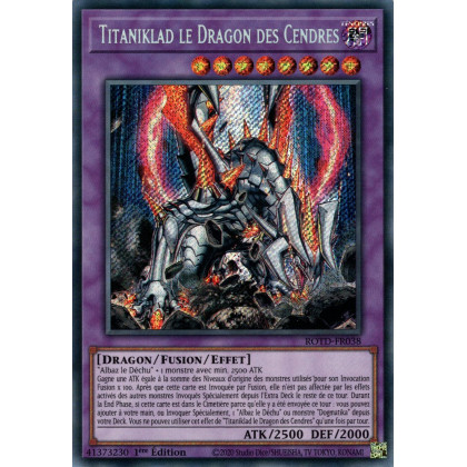 Titaniklad le Dragon des Cendres ROTD-FR038 SE