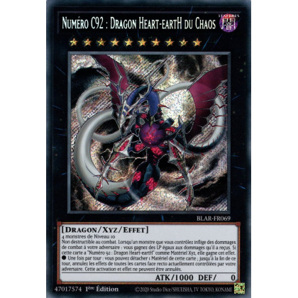 Numéro C92: Dragon Heart-eartH du Chaos : BLAR-FR069 SE