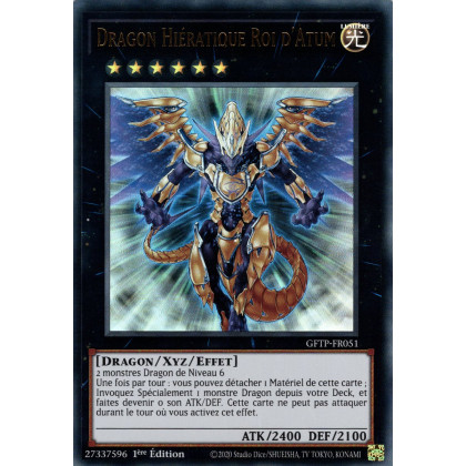 Dragon Hiératique Roi d'Atum : GFTP-FR051 UR