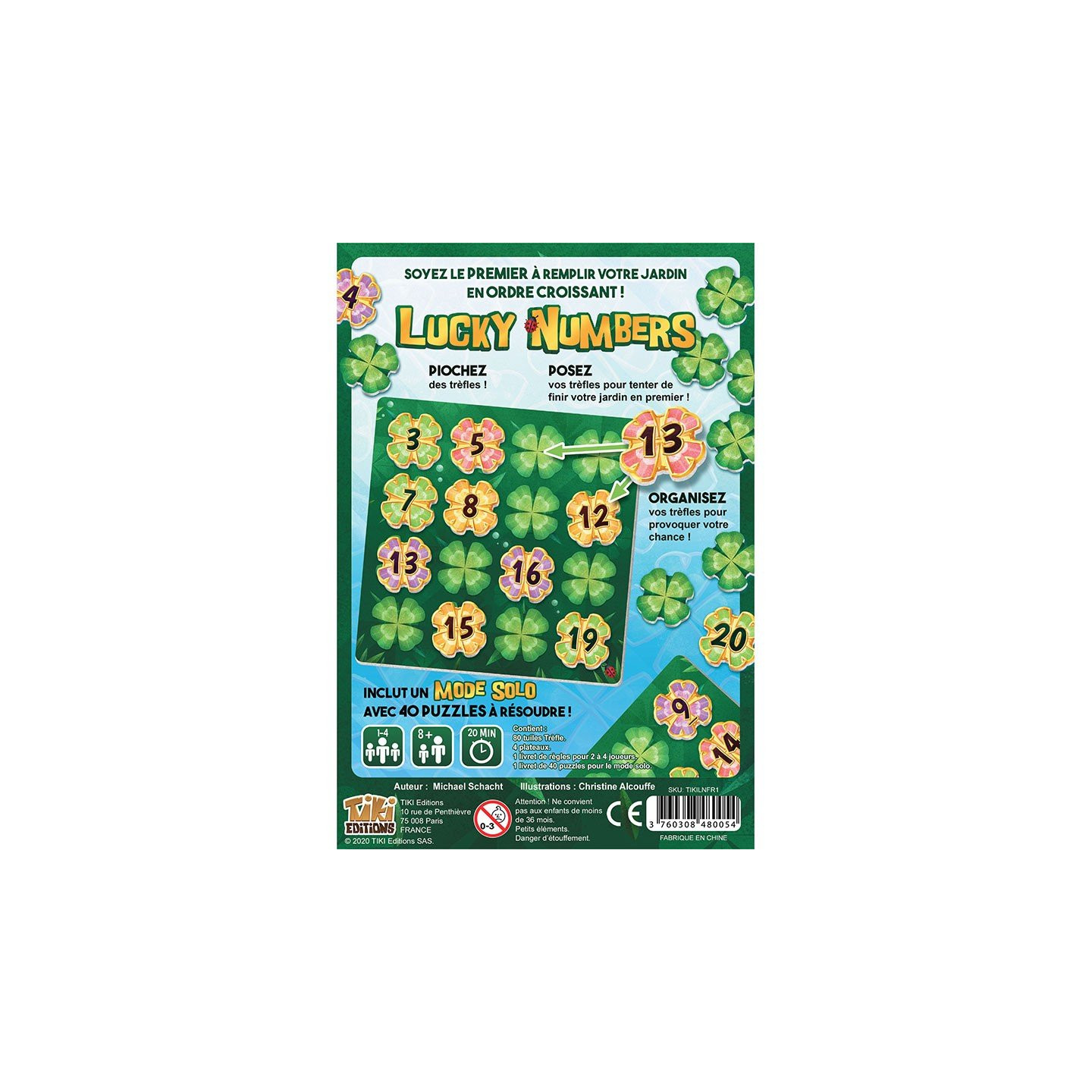 Acheter Lucky Numbers - Jeux de Société - Tiki Editions - DracauGames