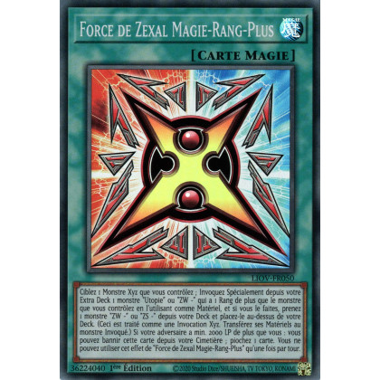 Force de Zexal Magie-Rang-Plus : LIOV-FR050 SR