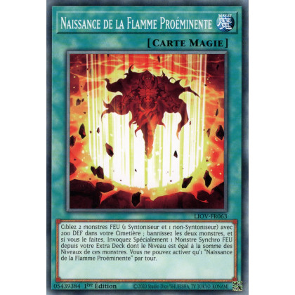 Naissance de la Flamme Proéminente : LIOV-FR063 C