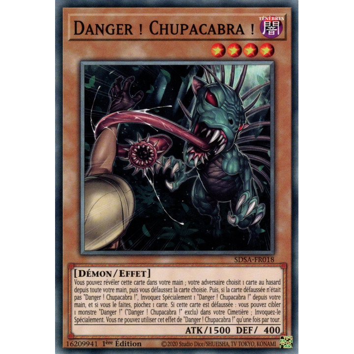 Danger ! Chupacabra ! : SDSA-FR018 C