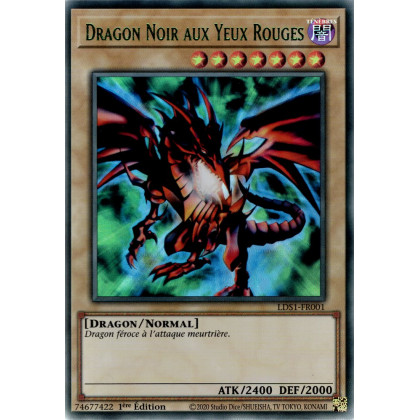 Dragon Noir aux Yeux Rouges : LDS1-FR001 UR (Vert)